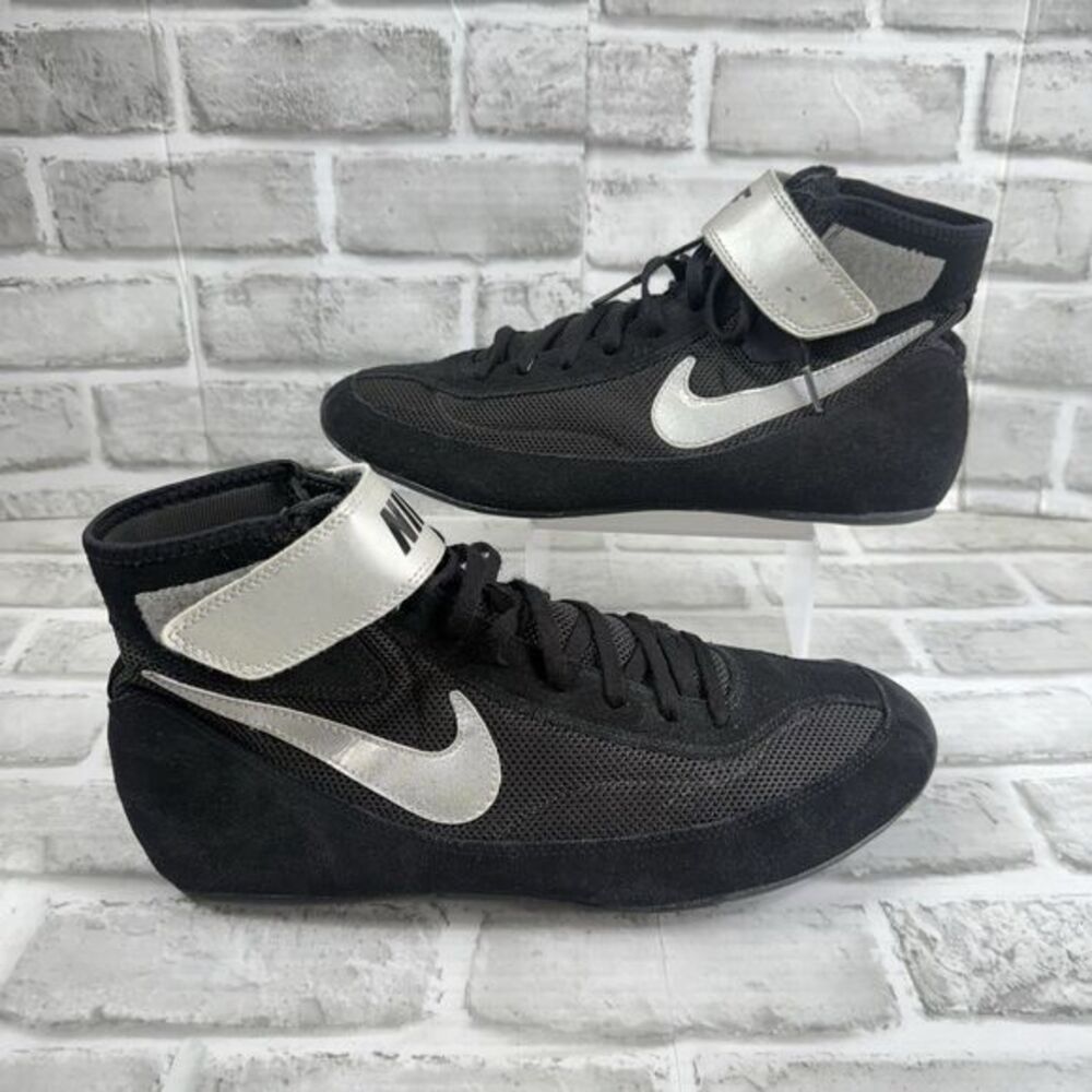 Nike Speed Sweep VII Men’s Wrestling Shoes 366683-004 Black White Size 12